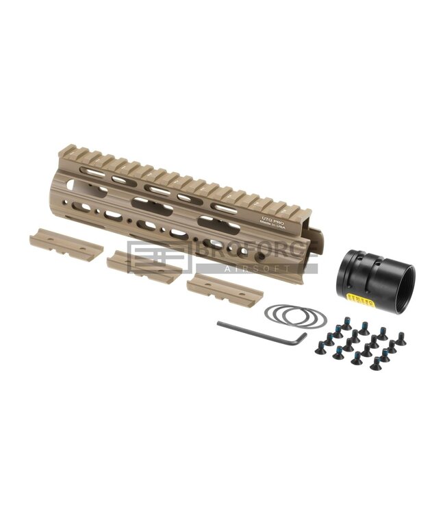 Leapers AR-15 7 Inch Super Slim Free Float Handguard - Dark Earth