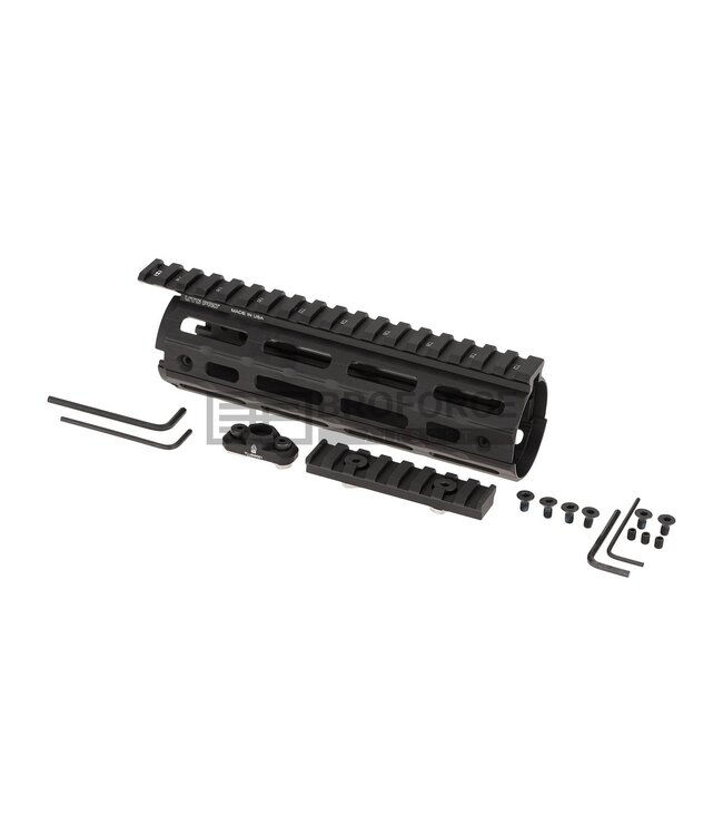 Leapers AR-15 7.2 Inch Super Slim Drop In Handguard M-LOK - Black