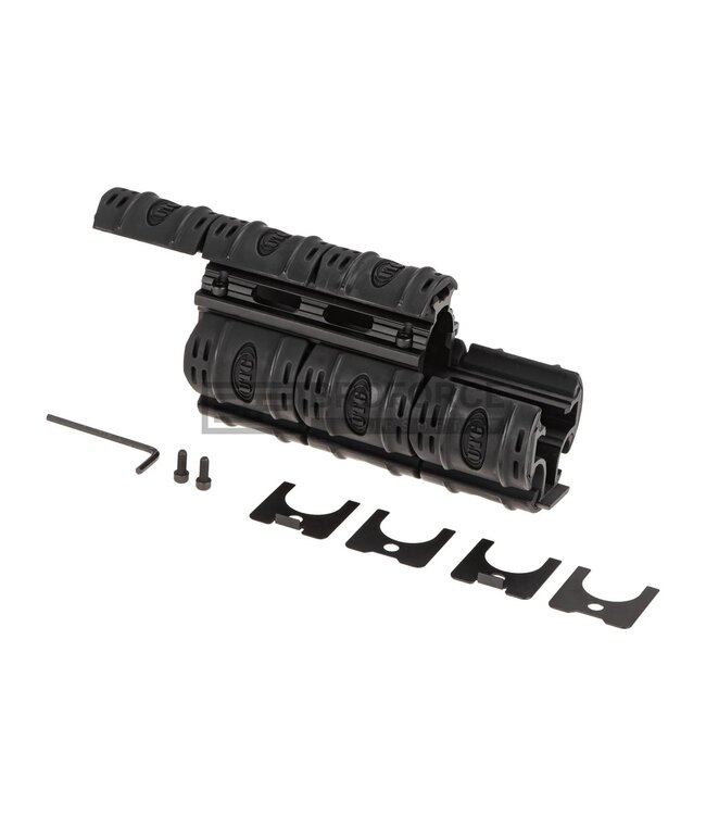 Leapers AK47 Quad Rail Handguard - Black