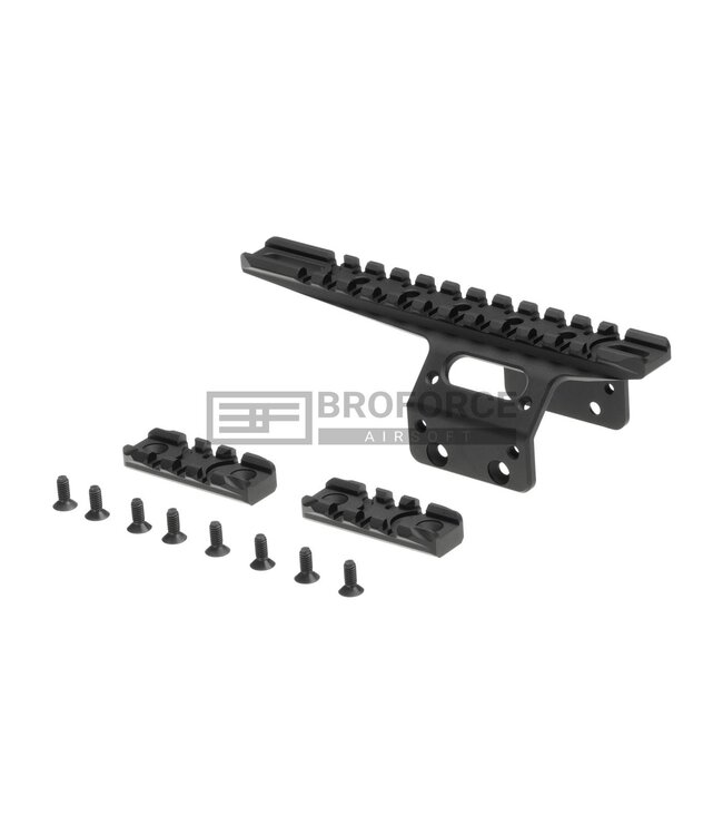 Action Army T10 Front Rail - Black