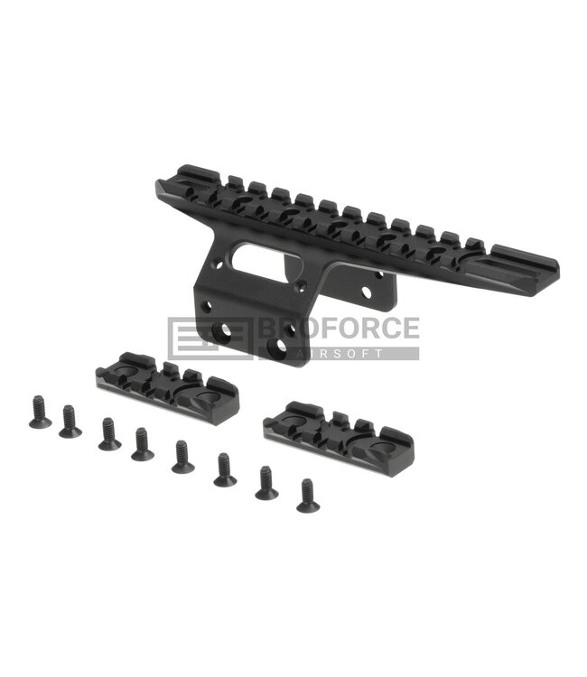 Action Army T10 Front Rail - Black