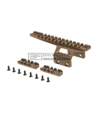 Action Army T10 Front Rail - Dark Earth