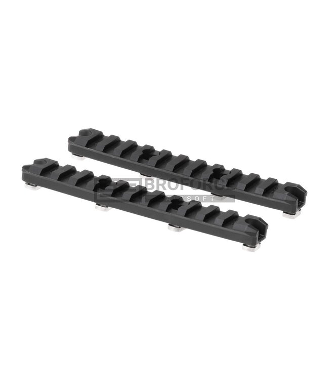 Amoeba 5 Inch M-LOK Plastic Rail 2-Pack - Black