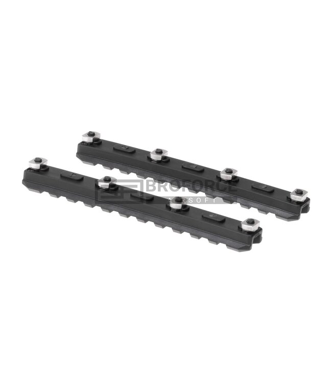 Amoeba 5 Inch M-LOK Plastic Rail 2-Pack - Black