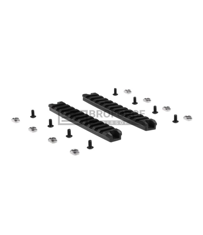 Amoeba 5 Inch M-LOK Plastic Rail 2-Pack - Black