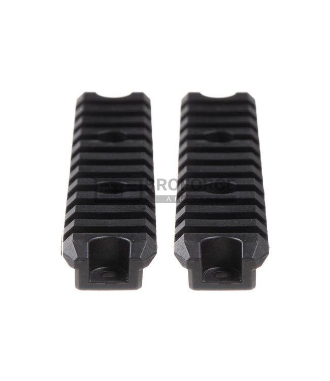 Amoeba 5 Inch M-LOK Plastic Rail 2-Pack - Black