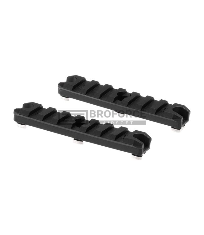 Amoeba 3.5 Inch M-LOK Plastic Rail 2-Pack - Black