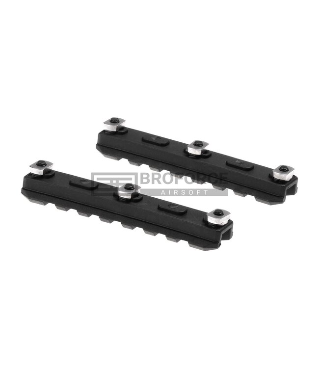 Amoeba 3.5 Inch M-LOK Plastic Rail 2-Pack - Black