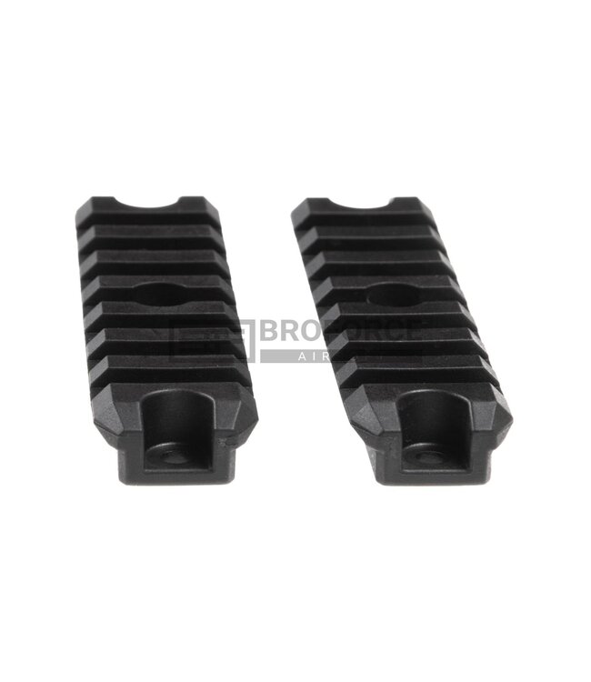 Amoeba 3.5 Inch M-LOK Plastic Rail 2-Pack - Black
