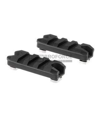 Amoeba 2 Inch M-LOK Plastic Rail 2-Pack - Black