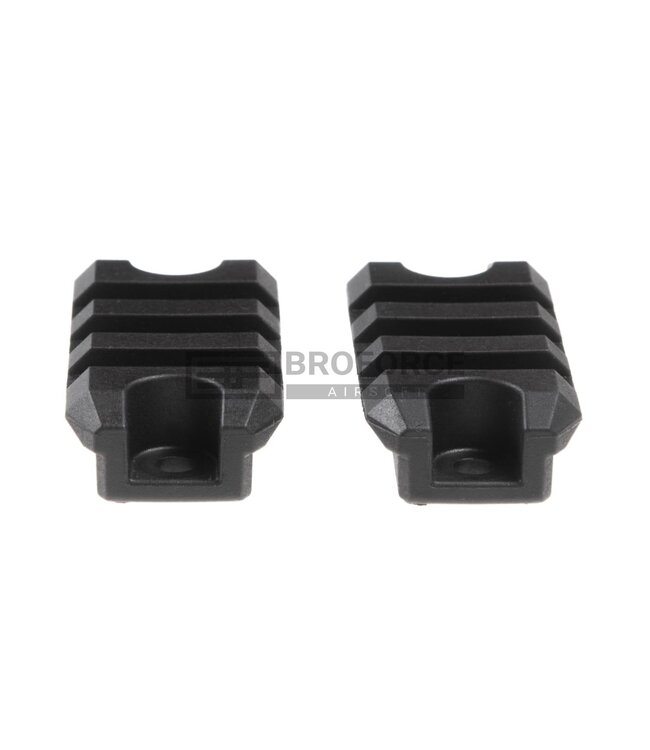 Amoeba 2 Inch M-LOK Plastic Rail 2-Pack - Black