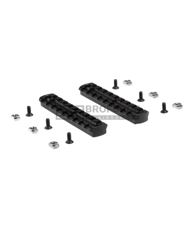 Ares 4 Inch M-LOK Rail 2-Pack - Black