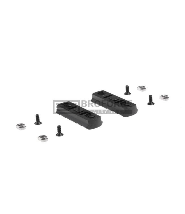 Ares 2.5 Inch M-LOK Rail 2-Pack - Black