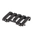 Ergo 5 Slots LowPro Wire Loom Rail Cover - Black Ergo 5 Slots LowPro Wire Loom Rail Cover - Black