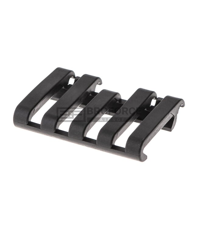 Ergo 5 Slots LowPro Wire Loom Rail Cover - Black