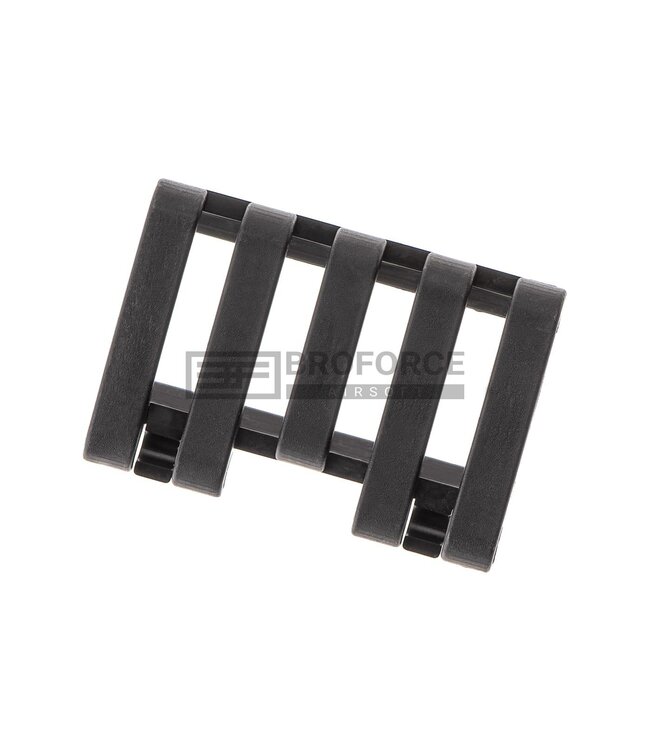 Ergo 5 Slots LowPro Wire Loom Rail Cover - Black
