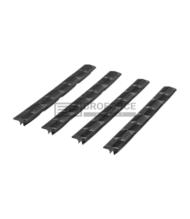 Ergo Wedgelok M-LOK Rail Cover - 4 pcs - Black