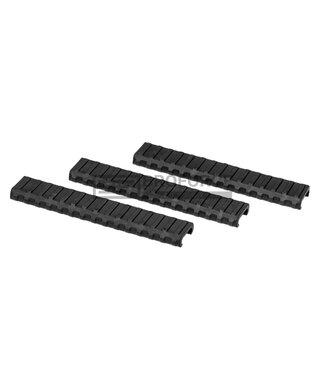 Manta 6 Inch Very Low Profile Rail Guard 3-Pack - Black