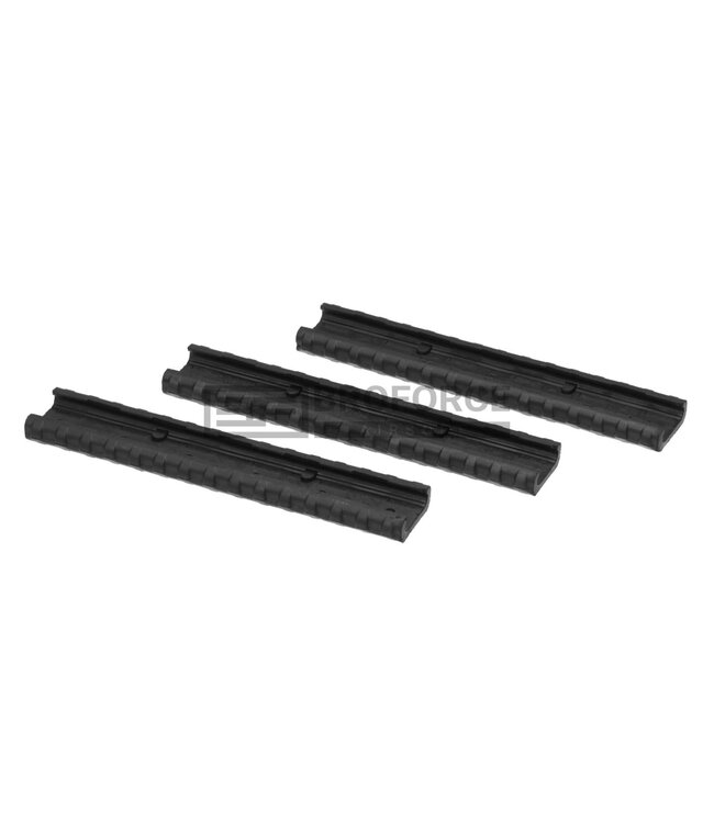 Manta 6 Inch Very Low Profile Rail Guard 3-Pack - Black