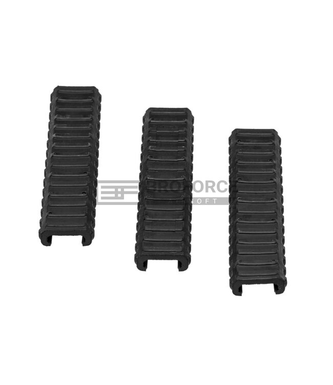 Manta 6 Inch Very Low Profile Rail Guard 3-Pack - Black