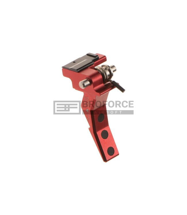 Maxx Model CNC Aluminum Advanced Speed Trigger for EVO-3 Style B - Red