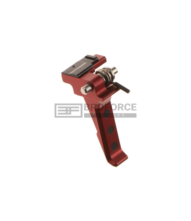 Maxx Model CNC Aluminum Advanced Speed Trigger for EVO-3 Style E - Red