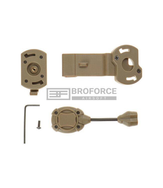 Pirate Arms Switch MPLS Helmet Light - Tan