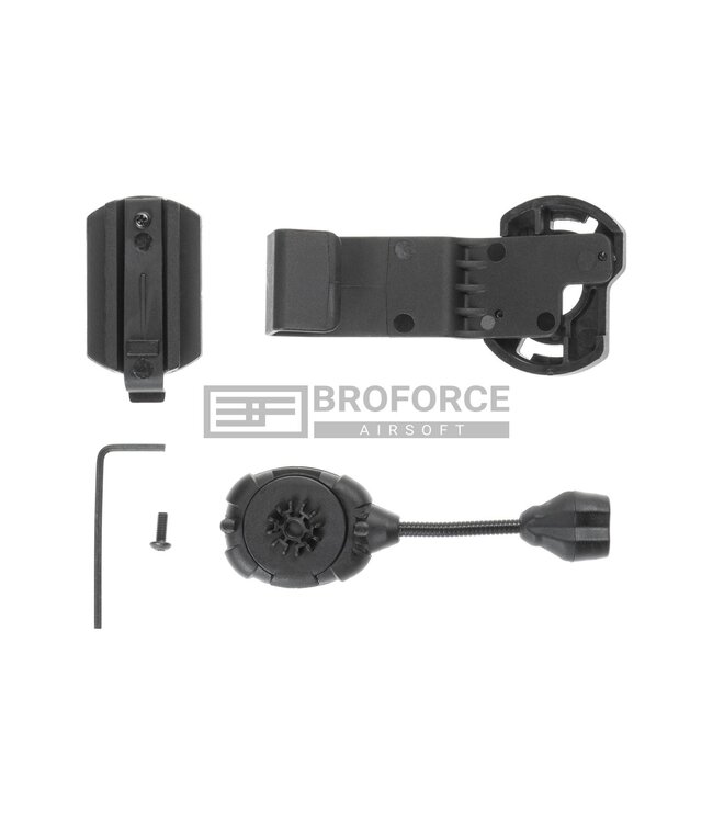 Pirate Arms Switch MPLS Helmet Light - Black