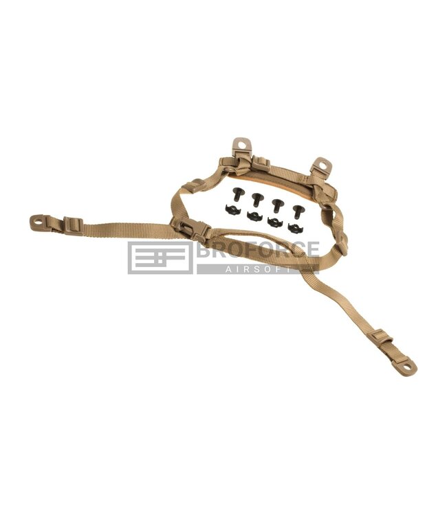 FMA MICH Helmet Retention System H-Nape - Dark Earth