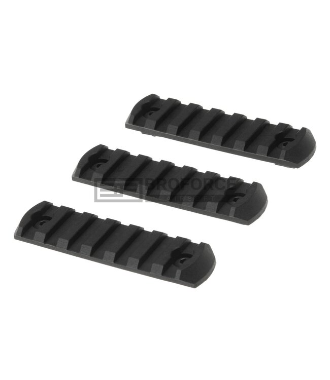 VFC M-Lok Rail Section 7 Slot 3-Pack - Black