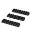 VFC M-Lok Rail Section 7 Slot 3-Pack - Black