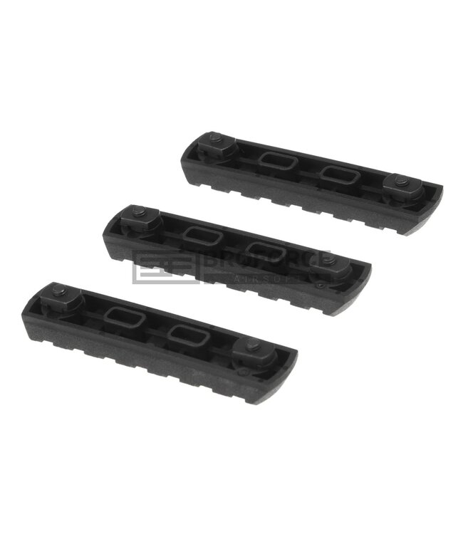 VFC M-Lok Rail Section 7 Slot 3-Pack - Black