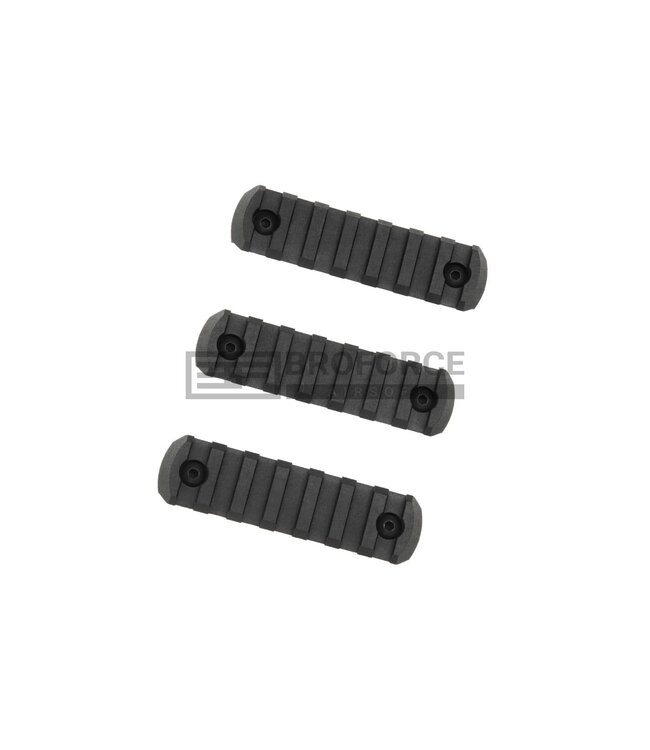 VFC M-Lok Rail Section 7 Slot 3-Pack - Black