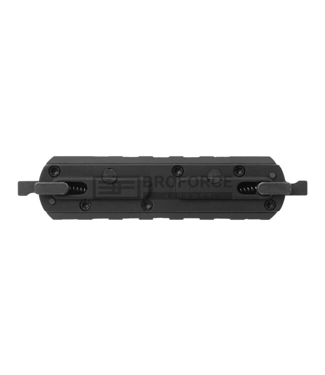 5KU QD MLOK 7 Slot Rail Section - Black