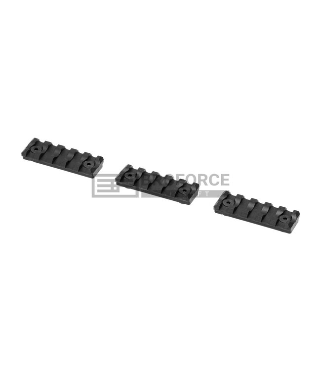 VFC Keymod Rail Section 5 Slot 3-Pack - Black
