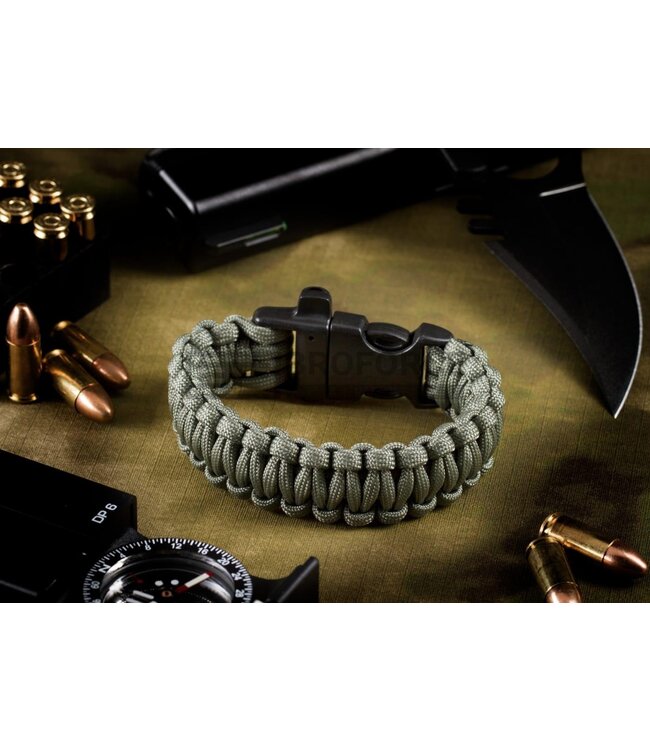 Invader Gear Survival Bracelet - Grey