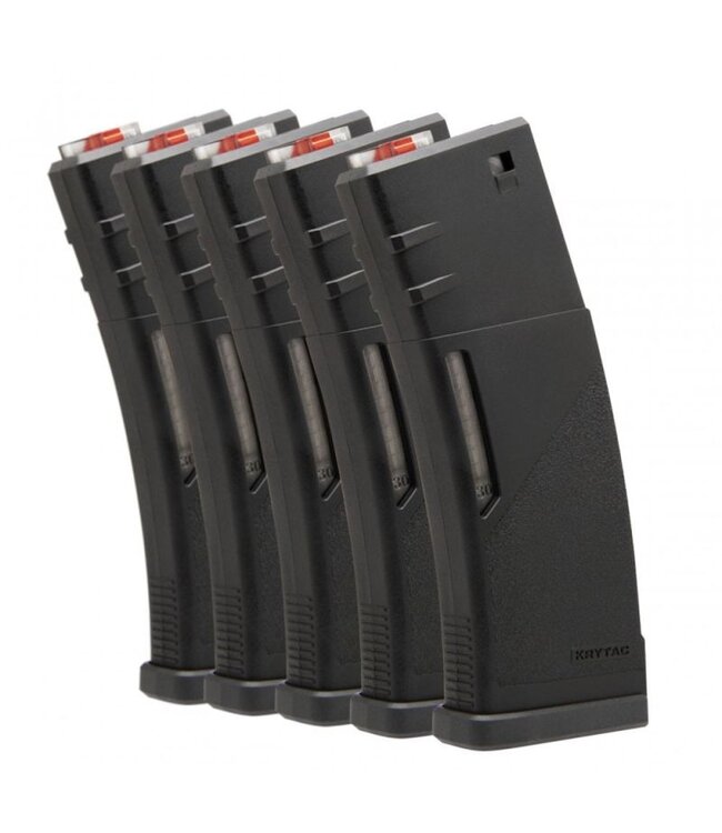 Krytac Magazine M4 Midcap 150rds 5-pack - Black
