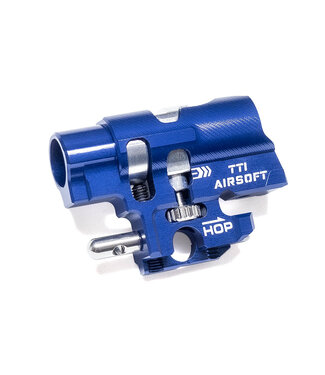 TTI Airsoft Infinity TM Hi Capa CNC TDC Hop Up Chamber - Blue TTI Airsoft Infinity TM Hi Capa CNC TDC Hop Up Chamber - Blue