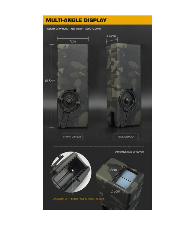 Silence Lever Speed Loader - Zwart