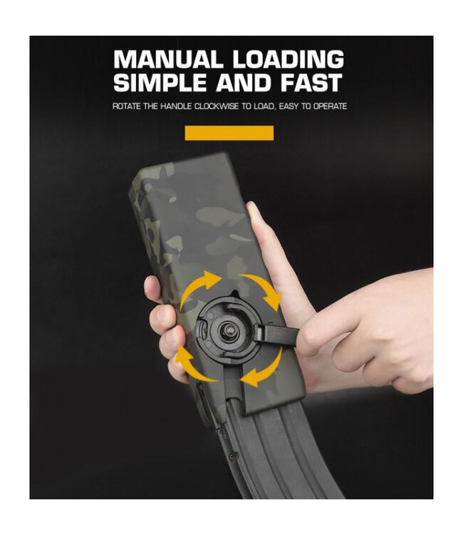 Silence Lever Speed Loader - Zwart