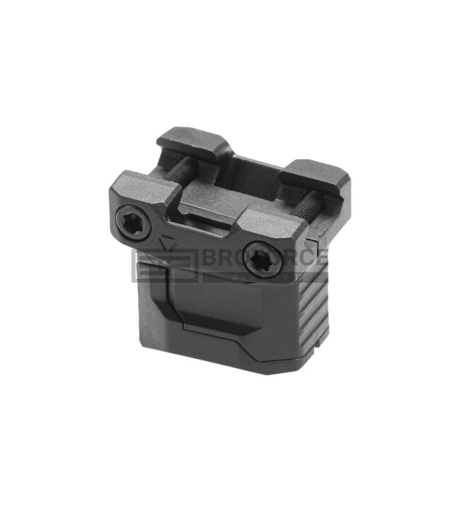 Strike Industries Stacked Angled Grip with Cable Management System for Picatinny Rails - Black