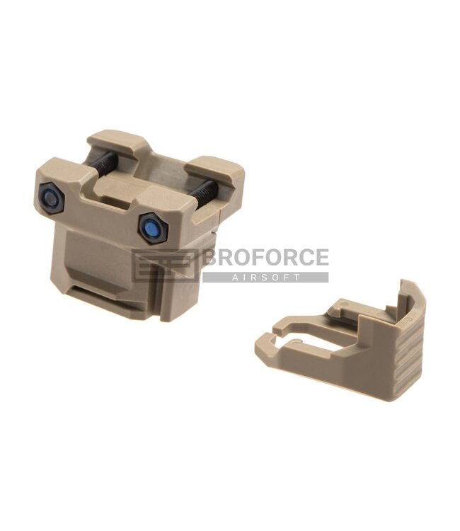 Strike Industries Stacked Angled Grip with Cable Management System for Picatinny Rails - Dark Earth