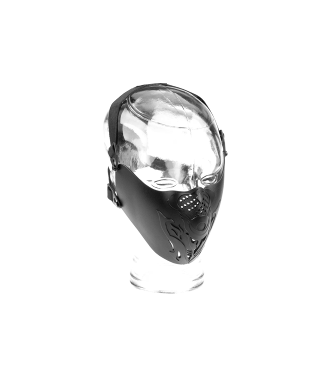 Amomax Ferro Polymer Half Face Mask - Black