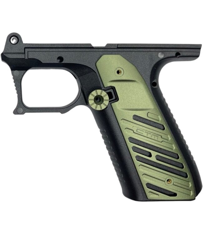 CTM TAC FUKU-2 CNC Aluminum Grips for AAP-01 and AAP-01C - Army Green