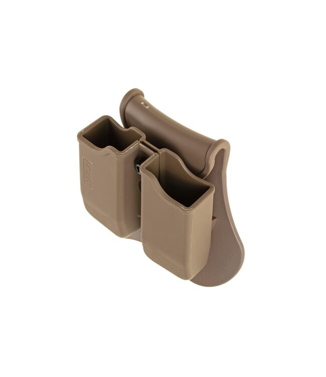 Amomax Double Mag Pouch für P226 / M9 / CZ P-09 - Dark Earth