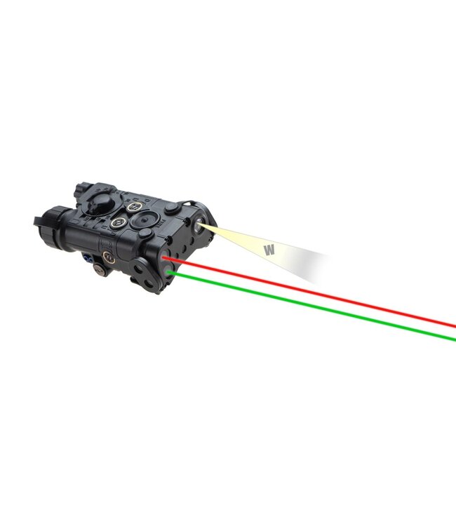 WADSN L-3 NGAL Illuminator / laser module Green + Red + IR - Black