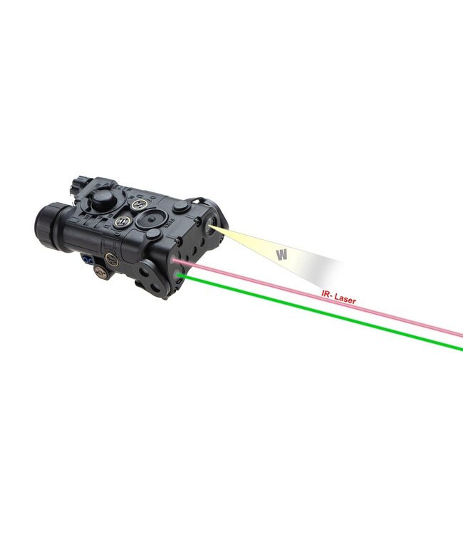 WADSN L-3 NGAL Illuminator / laser module Green + IR - Black