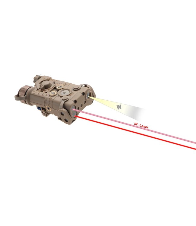 WADSN L-3 NGAL Illuminator / laser module Red + IR - Dark Earth