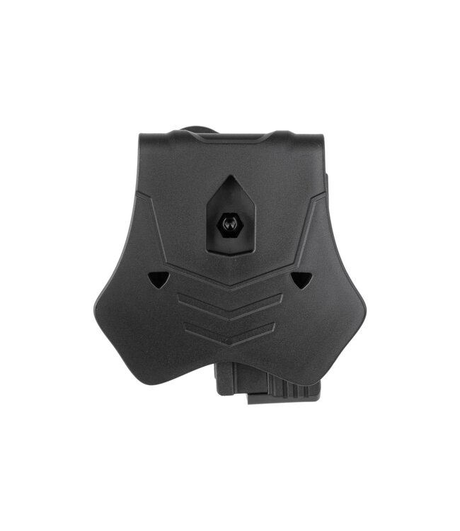 Amomax Universal Paddle Holster for Rail Pistols - Black
