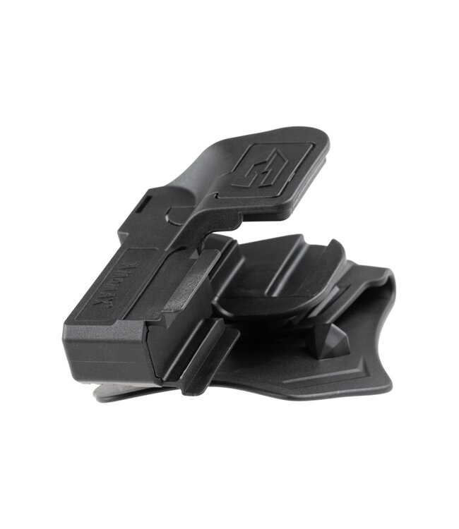 Amomax Universal Paddle Holster for Rail Pistols - Black